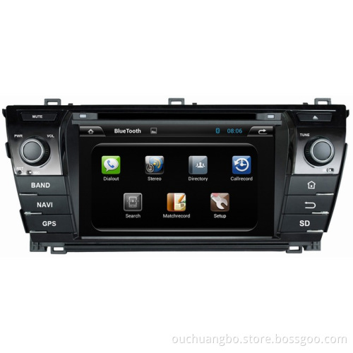 Ouchuangbo Android 4.2 DVD GPS Navi Radio Player Toyota Corolla 2014